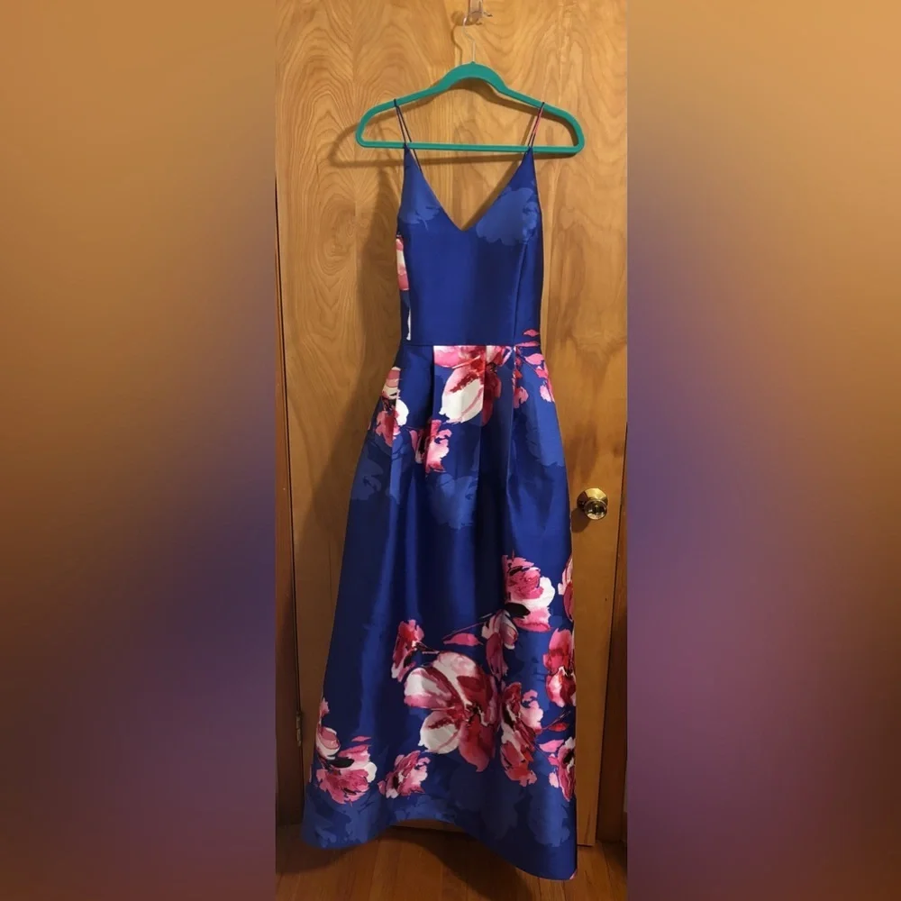 By By Prom Dress Floral Size 19 EUC - Picture 2 of 9